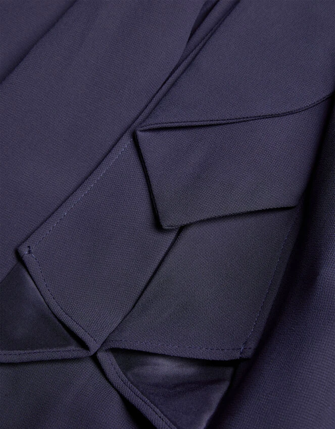 MONSOON Cherish High Low Bow Back Bridesmaids Dress Blue 3 MONSOON Cherish High Low Bow Back Bridesmaids Dress Blue - Image 3