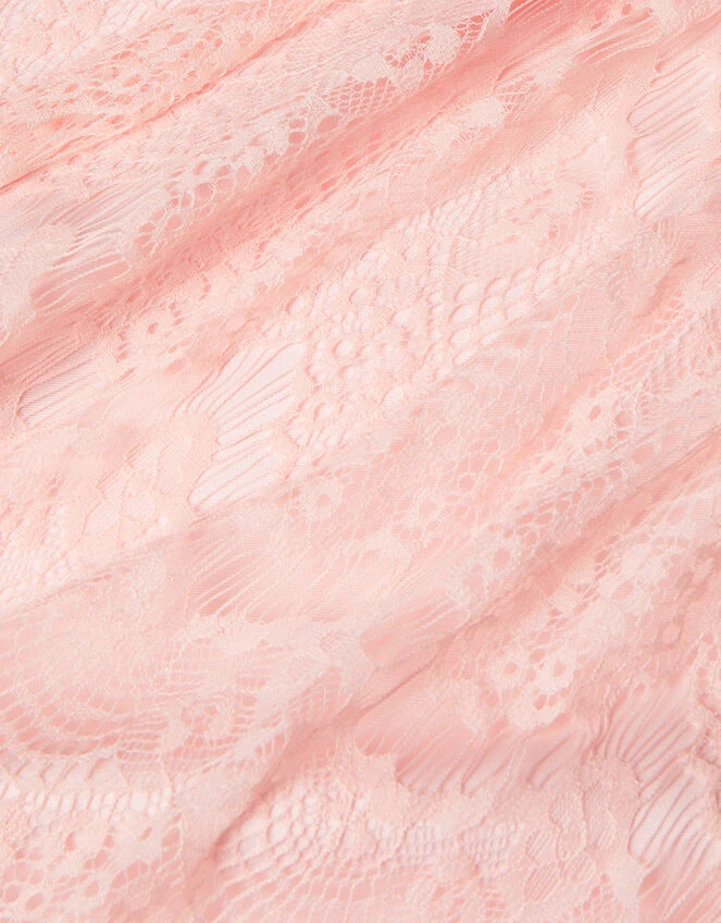 MONSOON Angelina Eyelash Lace Swing Dress Pink 3 MONSOON Angelina Eyelash Lace Swing Dress Pink - Image 3