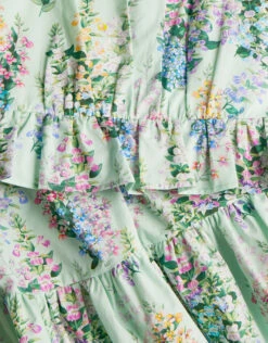 MONSOON Painted Botanical Frill Top And Skirt Set Multi -MONSOON Sales Store 03 51836129 4