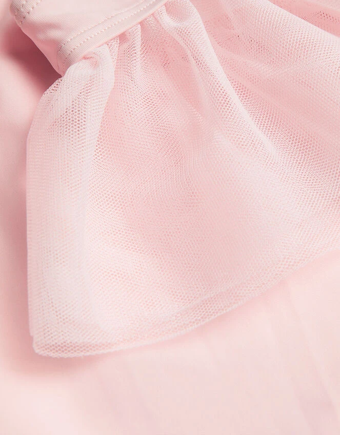 MONSOON Land Of Wonder Ruffle Sleeve Leotard Pink 3 MONSOON Land Of Wonder Ruffle Sleeve Leotard Pink - Image 3