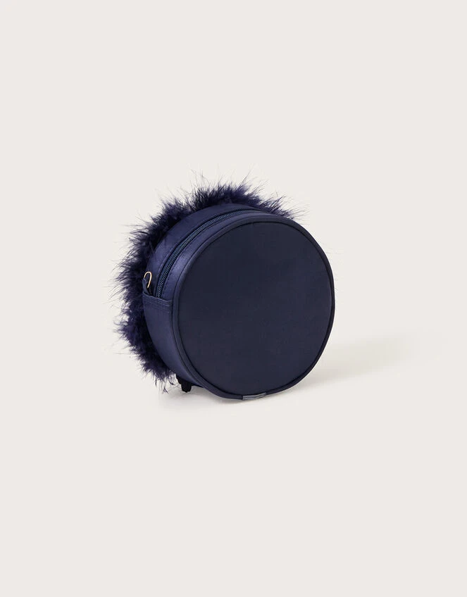 Loralie Feather Flower Round Bag 2 Loralie Feather Flower Round Bag - Image 2