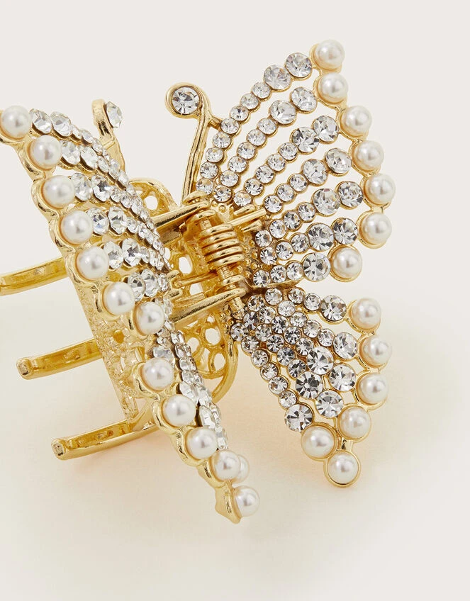 Butterfly Pearl Claw Clip 2 Butterfly Pearl Claw Clip - Image 2
