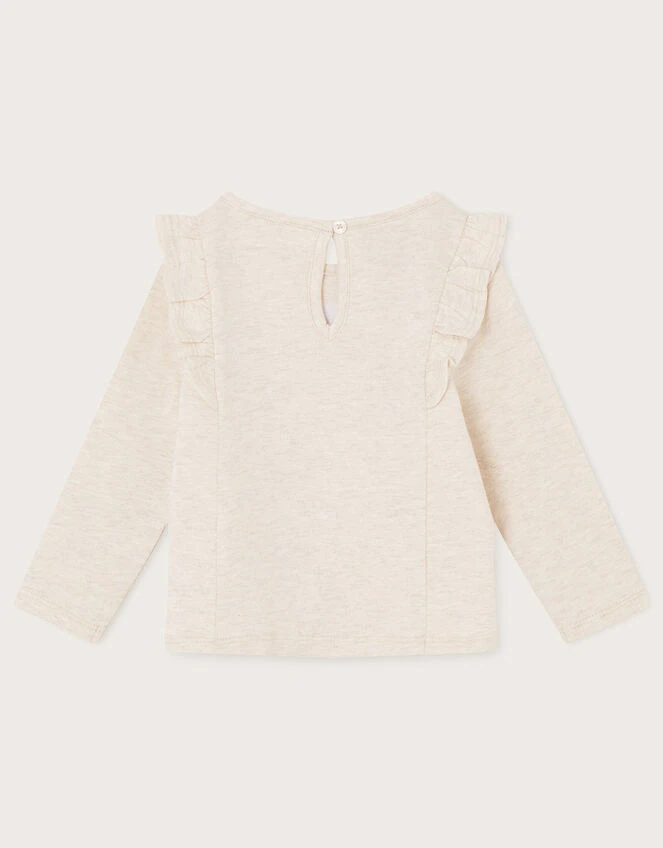 MONSOON Baby Balloon Mice Sweatshirt Camel 2 MONSOON Baby Balloon Mice Sweatshirt Camel - Image 2