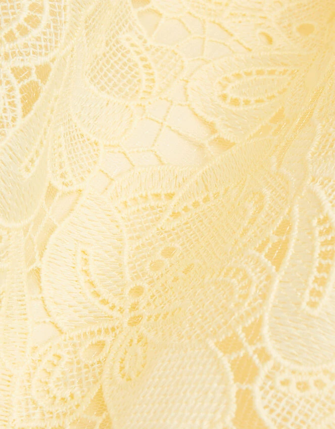 MONSOON Baby Lace Dress Yellow 3 MONSOON Baby Lace Dress Yellow - Image 3