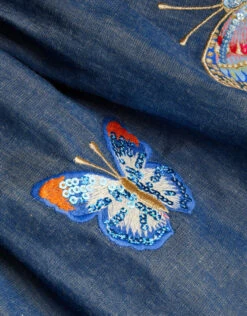 MONSOON Chambray Butterfly Skirt Blue 5 MONSOON Chambray Butterfly Skirt Blue -MONSOON Sales Store 03 61402002 4