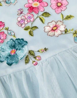 MONSOON Emzy Embroidered Cape Sleeve Dress Green 5 MONSOON Emzy Embroidered Cape Sleeve Dress Green -MONSOON Sales Store 03 61501807 4