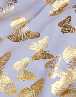 Butterfly Foil Print Tunic Dress Blue -MONSOON Sales Store 03 61505902 4