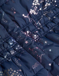 MONSOON Foil Unicorn Padded Coat With Faux Fur Collar Multi -MONSOON Sales Store 04 41404529 5