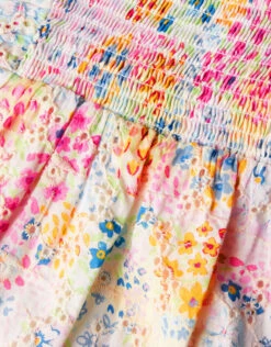 MONSOON Baby Floral Print Broderie Romper Multi -MONSOON Sales Store 04 51217829 4