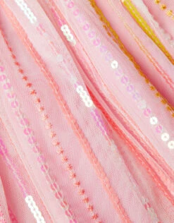 MONSOON Ombre Sequin Stripe Disco Skirt Orange -MONSOON Sales Store 04 51327330 4