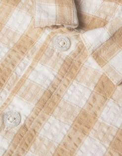 MONSOON Seersucker Check Shirt Natural -MONSOON Sales Store 04 51408325 4