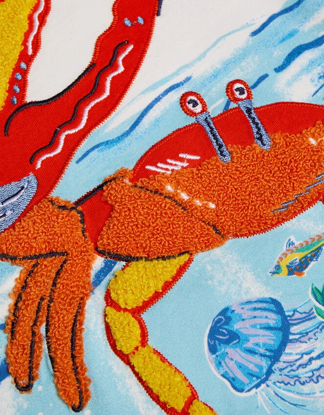 MONSOON Crab Applique T-Shirt Ivory 4 MONSOON Crab Applique T-Shirt Ivory - Image 4