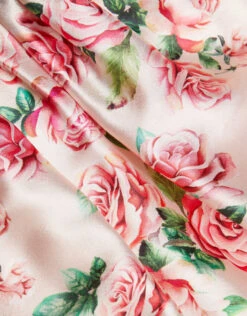 MONSOON Baby Rose Print Satin Dress Pink -MONSOON Sales Store 04 51504412 4