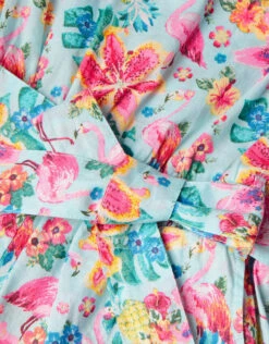 MONSOON Tropical Halter Neck Print Playsuit Blue -MONSOON Sales Store 04 51631703 4