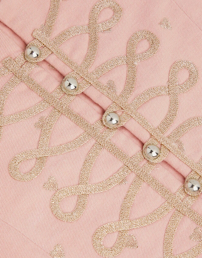 MONSOON Land Of Wonder Embroidered Heart Drummer Waistcoat Pink 3 MONSOON Land Of Wonder Embroidered Heart Drummer Waistcoat Pink - Image 3