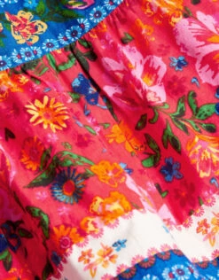 MONSOON Heritage Floral Mixed Print Dress Red 5 MONSOON Heritage Floral Mixed Print Dress Red -MONSOON Sales Store 04 61401114 4