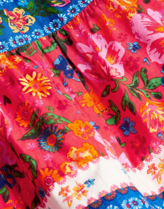 MONSOON Heritage Floral Mixed Print Dress Red 3 MONSOON Heritage Floral Mixed Print Dress Red - Image 3