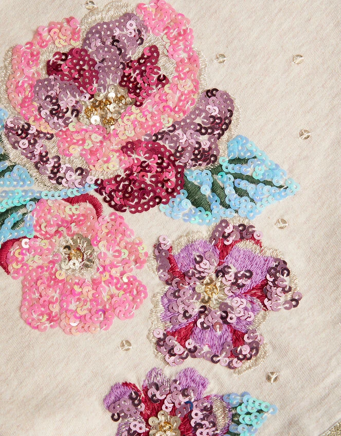 MONSOON Floral Horse 2-in-1 Dress Blue 3 MONSOON Floral Horse 2-in-1 Dress Blue - Image 3