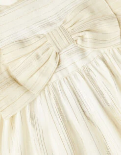 MONSOON Sparkle Bow Woven Blouse Ivory -MONSOON Sales Store 04 61416326 4