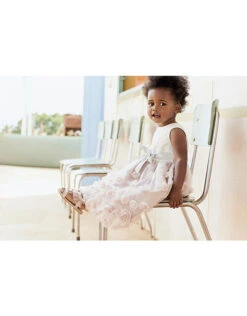 MONSOON Baby Ianthe Floral Occasion Dress Pink 7 MONSOON Baby Ianthe Floral Occasion Dress Pink -MONSOON Sales Store 04 81502139 4