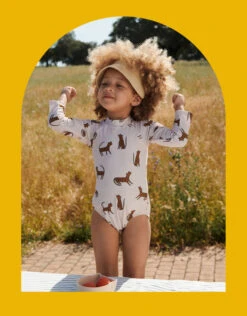 Liewood Maxime Baby Swimsuit Cream