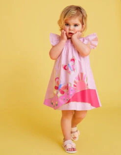 MONSOON Baby Butterfly Sunrise Dress Pink
