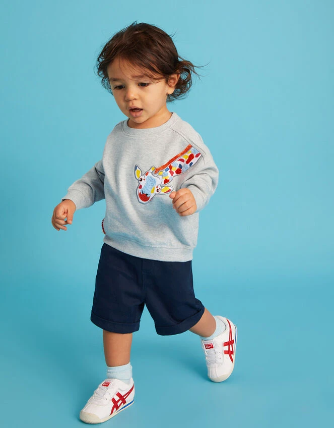 MONSOON Giraffe Sweatshirt Grey 1 MONSOON Giraffe Sweatshirt Grey