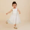 MONSOON Baby Odette Alice Tulle Dress Ivory
