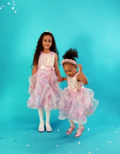 MONSOON Baby Jojo Marble Cancan Dress Multi